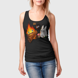 Женская майка 3D Кальцифер арт - фото 2