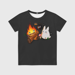 Детская футболка 3D Кальцифер арт