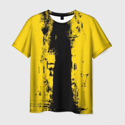 Вертикальная черно-желтая полоса Cyberpunk 2077 – Мужская футболка 3D с принтом купить со скидкой в -26%