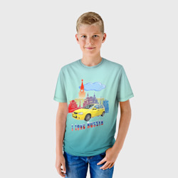 Детская футболка 3D Люблю все с России - фото 2