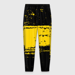 Мужские брюки 3D Желтое граффити