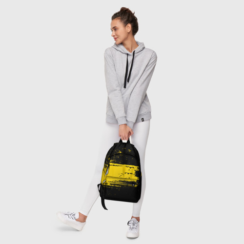 Рюкзак 3D с принтом Желтое граффити, фото #6
