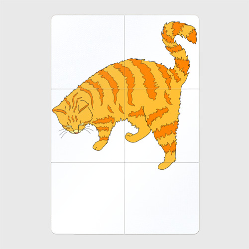 Магнитный плакат 2Х3 Оранжевая кошка