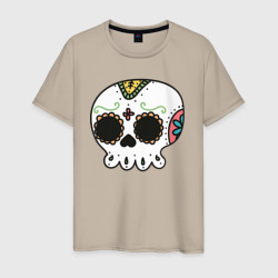 Мужская футболка хлопок Добрый мексиканский череп