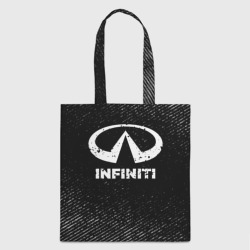 Шоппер 3D Infiniti с потертостями на темном фоне