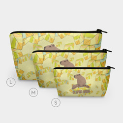 Косметичка 3D Капибара в джунглях - фото 2