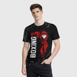 Мужская футболка 3D Сборная России по боксу - фото 2
