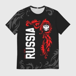 Мужская футболка 3D Сборная России - national team Russia