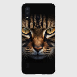 Полосатый котик – Чехол для Samsung A01 с принтом купить