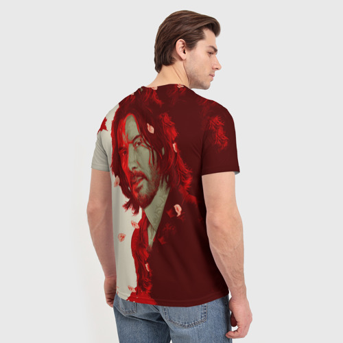 Мужская футболка 3D John wick osaka, цвет 3D печать - фото 4