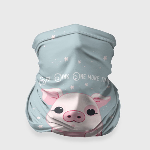 Бандана-труба 3D Пухля - Say Oink one more time, цвет 3D печать