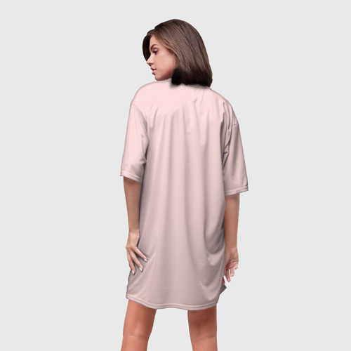 Платье-футболка 3D Пухля, цвет 3D печать - фото 4