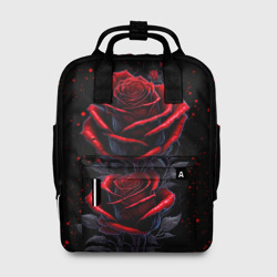 Женский рюкзак 3D Готические розы в космосе