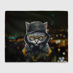 Плед 3D Rich grey Cat