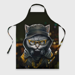 Фартук 3D Rich grey Cat