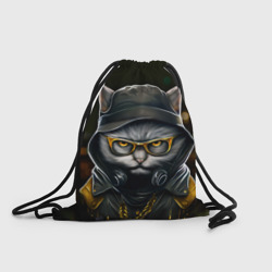 Рюкзак-мешок 3D Rich grey Cat
