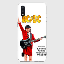 Ангус Янг рок группа AC/DC – Чехол для Samsung A01 с принтом купить