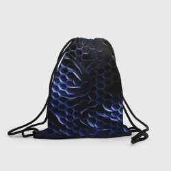 Синие объемные плиты – Рюкзак-мешок 3D с принтом купить со скидкой в -25%