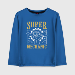 Детский лонгслив хлопок Super mechanic