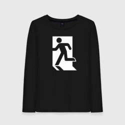 Женский лонгслив хлопок Аварийный выход