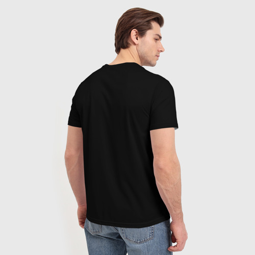 Мужская футболка 3D с принтом The Last hero, вид сзади #2