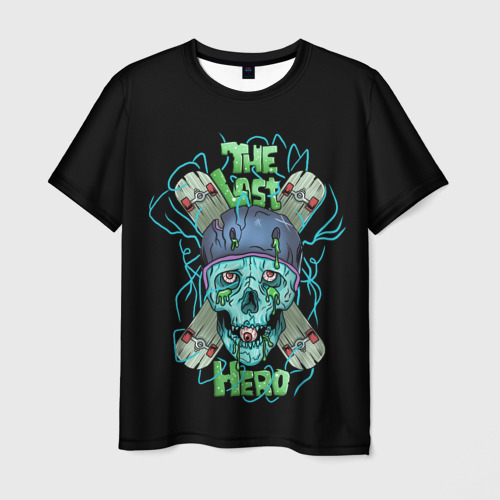 Мужская футболка 3D с принтом The Last hero, вид спереди #2