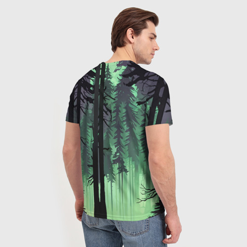 Мужская футболка 3D с принтом Венди - Back to the forest, вид сзади #2