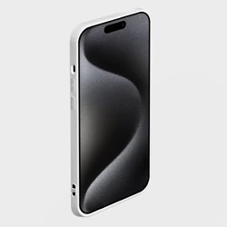 Чехол силиконовый для Apple iPhone 15 Pro матовый Абстракция фиона - фото 2