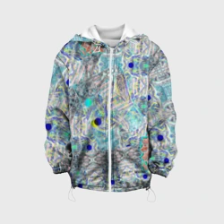 Детская куртка 3D Абстракция фиона