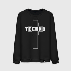 Мужской свитшот хлопок Techno крест