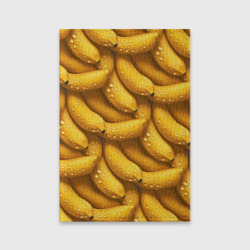 Обложка для паспорта матовая кожа Сочная текстура из бананов