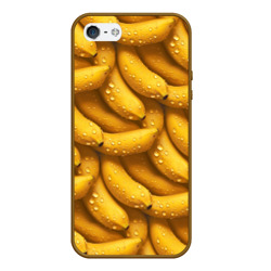 Чехол для iPhone 5/5S матовый Сочная текстура из бананов