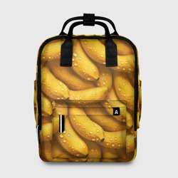 Женский рюкзак 3D Сочная текстура из бананов