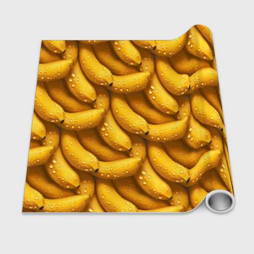 Бумага для упаковки 3D Сочная текстура из бананов - фото 2