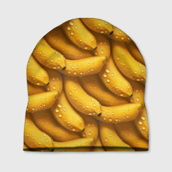 Шапка 3D Сочная текстура из бананов