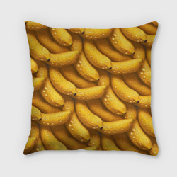 Подушка 3D Сочная текстура из бананов
