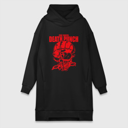 Платье-худи хлопок Five Finger Death Punch череп