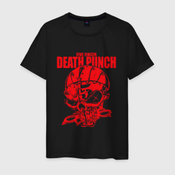 Мужская футболка хлопок Five Finger Death Punch череп
