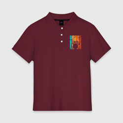 Женское поло хлопок Барабанщик стойка