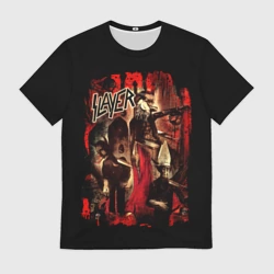 Мужская футболка 3D Slayer ад