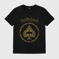 Мужская футболка хлопок Motorhead золотой