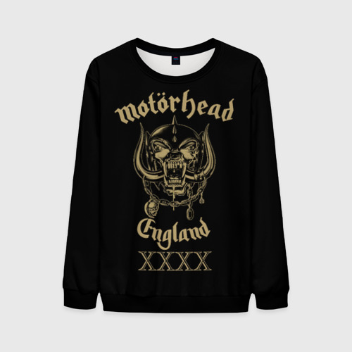 Мужской свитшот 3D Motorhead England, цвет черный