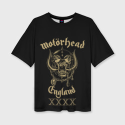 Женская футболка oversize 3D Motorhead England