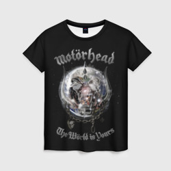 Женская футболка 3D Motorhead планета