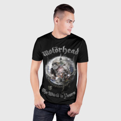 Мужская футболка 3D Slim Motorhead планета - фото 2