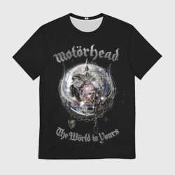 Мужская футболка 3D Motorhead планета