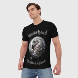 Мужская футболка 3D Motorhead планета - фото 2