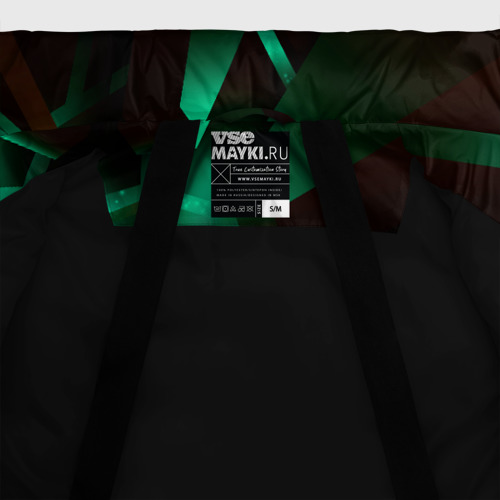 Женская зимняя куртка Oversize Quake разлом плит, цвет черный - фото 7