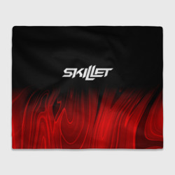 Плед 3D Skillet red plasma