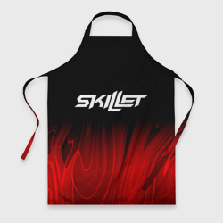 Фартук 3D Skillet red plasma